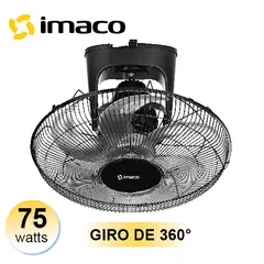 IMACO - Ventilador Techo Motor Silencioso 75 Wats Orbital OCF7919
