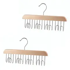 GENERICO - Set x2 ganchos para ropa perchas colgadores organizadores