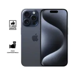 APPLE - IPhone 15 Pro Reacondicionado (ESIM) 128gb I Grado B I color: Azul