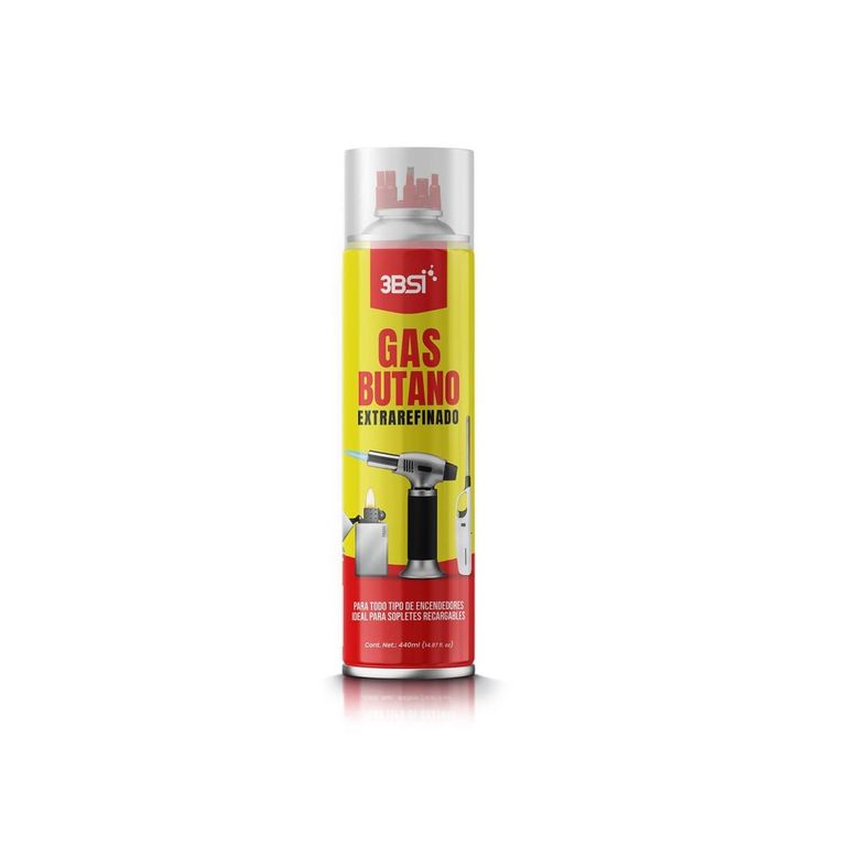 Gas Butano Ultra Refinado Recarga Encendedores Soplete 3bsi