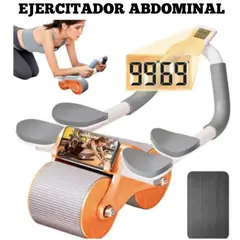 OEM - Rueda Ejercitador Abdominal Doble con Rebote + Temporizador UNISEX