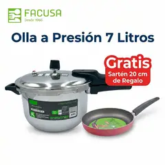 FACUSA - Olla a Presión Facusa 7 Litros REGALO Sarten