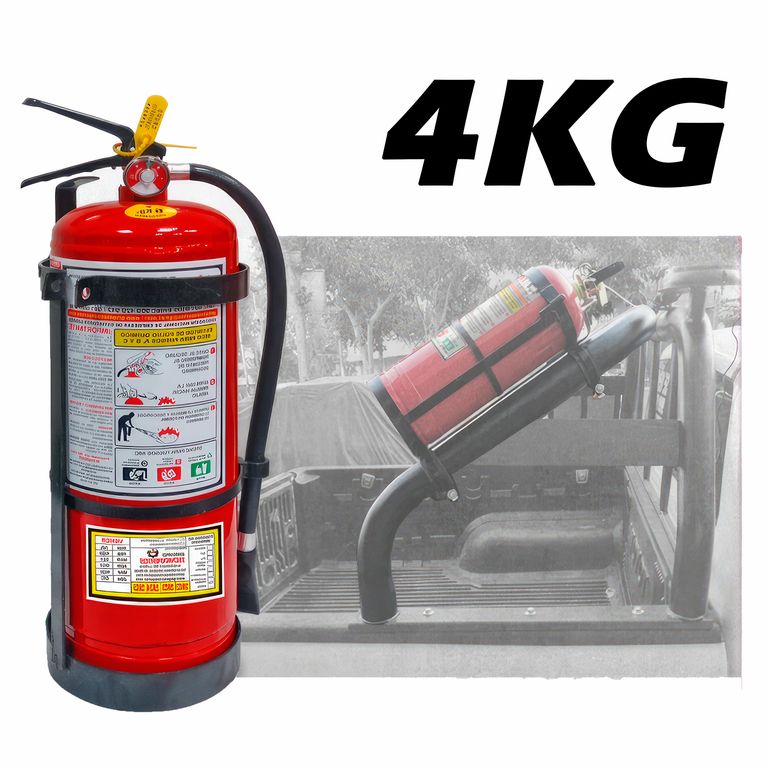 Soporte Porta Extintor de 4KG Metal Alta Resistencia