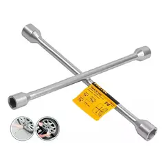 PRETUL - Llave de Rueda Cruz Numero 14 Acero Forjado