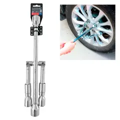 TRUPER - Llave de Rueda Plegable 14 Acero Forjado al Medio Carbono