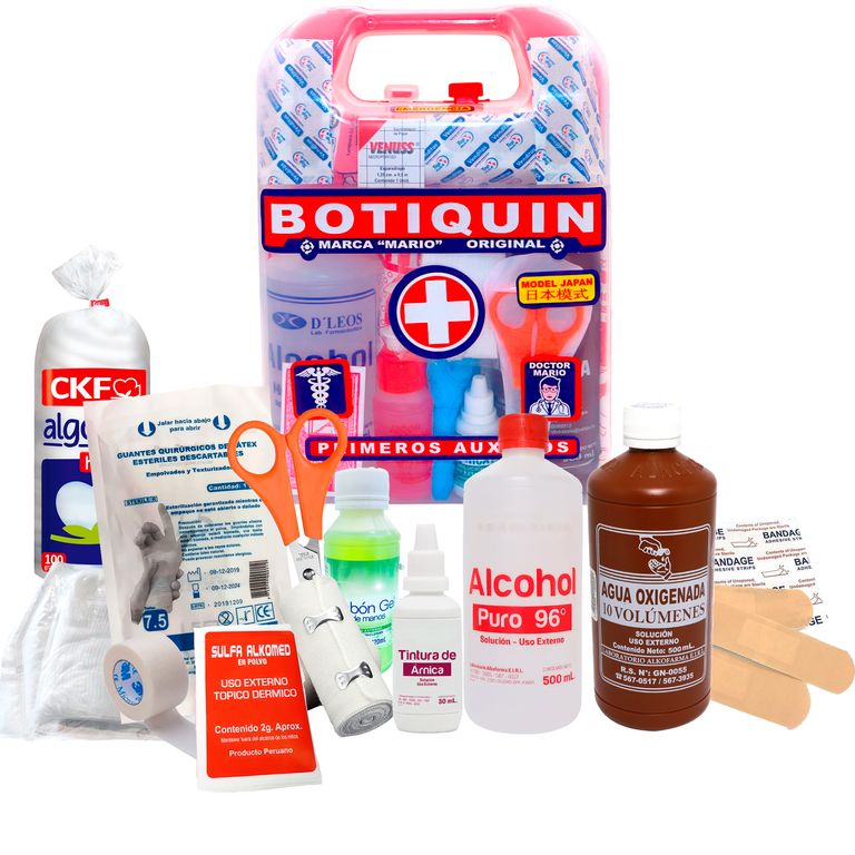 Botiquín de Emergencia Tipo Lonchera Grande Primeros Auxilios