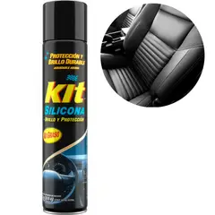 KIT - Silicona Aerosol para Tablero Aroma Auto Nuevo 420ml