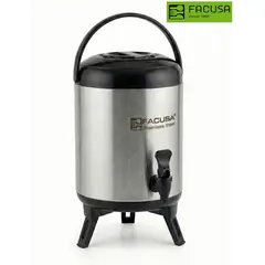 FACUSA - Dispensador de Liquidos de Acero Inoxidable 7.5 L