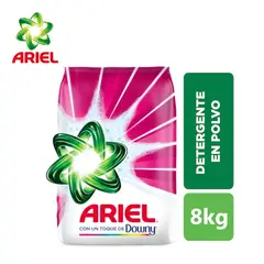 ARIEL - Detergente en polvo 8 kilos Downy