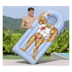 BESTWAY - Flotador para Piscina Modelo Face Flip  182 x 89 cm Verano