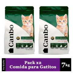 CANBO - Pack x2 Comida de Gatitos Desarrollo Inicial Pollo 7kg