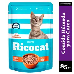 RICOCAT - Comida Húmeda para Gato Ricocat Pollo 85gr