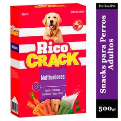 RICOCRACK - Snack para Perros Adultos Multisabores 500 gr