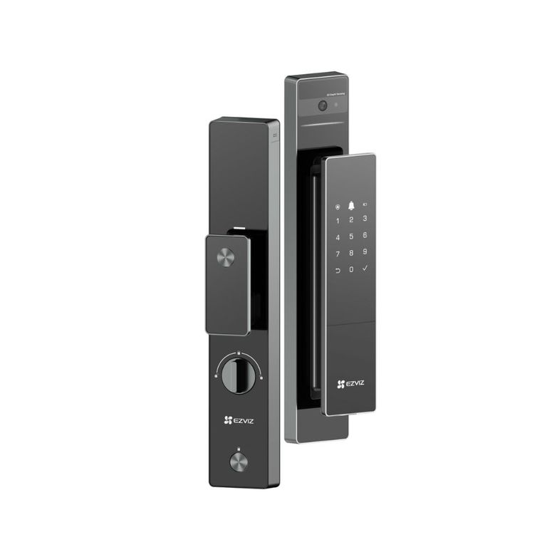 Cerradura Inteligente Ezviz DL50FVS Face ID Wifi Bluetooth Huella Codigo Acceso - Negro