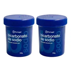 PORTUGAL - PACK 2 BICARBONATO DE SODIO EN FRASCO 100G PORTUGAL