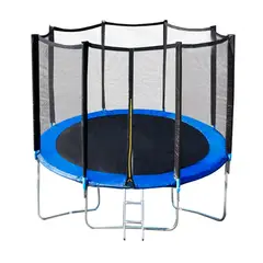 EVERBEST - Cama Elástica Trampolín Diámetro 244cm con Escalera tubo galvanizado 1-3mm