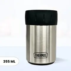 THERMOS - Enfriador Térmico de Latas de Acero Inox Negro 355 ml