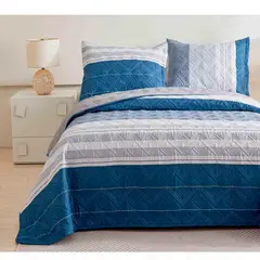 VENEZIA - CUBRECAMA + JUEGO DE SABANAS 2plz