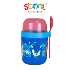 SCOOL - Vaso Yogurt Scool De 400 ml + 280 ml Con Cuchara - Sonic