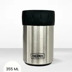 THERMOS - Enfriador Térmico de Latas de Acero Inox Negro 355 ml Thermos