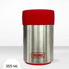 THERMOS - Enfriador Térmico de Latas de Acero Inox Rojo 355 ml Thermos