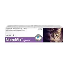 NUTROMIX - Lysine+ Gel Oral Para Gatos sabor a pescado 120g