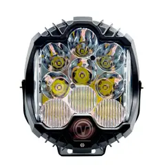 FORCE - Faro De Trabajo FORCE 6.5 Pulgadas Blanco DRL Azul Fijo + Flash 1Pcs