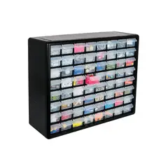 Truper - Organizador con 64 gavetas, Truper