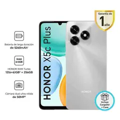 HONOR - HONOR X5C PLUS 4GB+256GB METEOR SILVER
