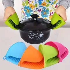 GENERICO - Pack 2 Pares Guantes Cocina Manoplas Horno Colores Surtidos