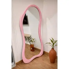 GENERICO - Espejo Decorativo Opulence 170x85 cm  Estilo Orgánico Rosado
