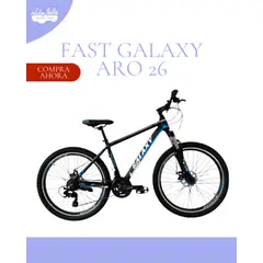 GENERICO - Bicicleta Deportiva Aro 26 "FAST GALAXY" COLOR AZUL