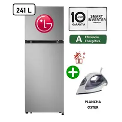 LG - Refrigeradora LG VT24BPY 241L Plateado