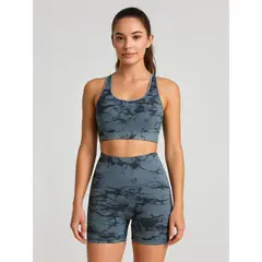 GENERICO - Conjunto deportivo Push-up focalizado Negro XL