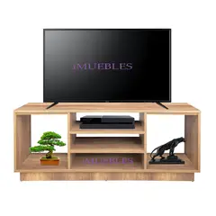 TEMEL - Mueble Rack TV 150 Centro Entretenimiento Caramelo