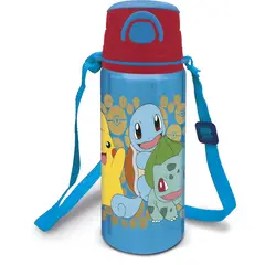POKEMON - Botella Stor de Aluminio con Correa Drawing 730 ml