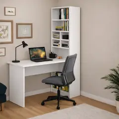 GENERICO - Escritorio con Estante Ensueño de Melamina Ele