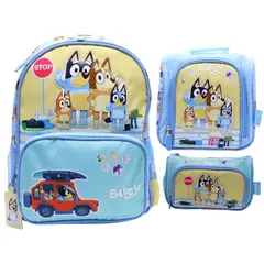 CHILDRENS CLUB - SET MOCHILA NIDO BLUEY & FAMILIA