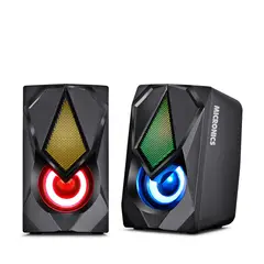 MICRONICS - Parlante para PC RGB Negro Micronics Corsair + - MIC S309 - USB