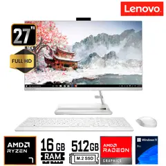 LENOVO - All in One Lenovo IdeaCentre 3  27" FHD Ryzen 7 7730U Ram16GB  SSD 512GB Windows 11