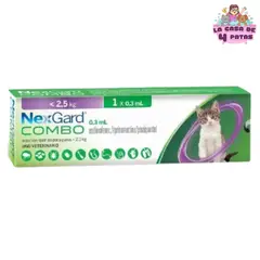 NEXGARD - Pipeta antiparasitaria NEXGARD COMBO 0.8 a 2.5 kg