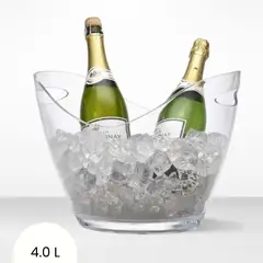 GENERICO - Champañera Acrílica Ovalada 4 L