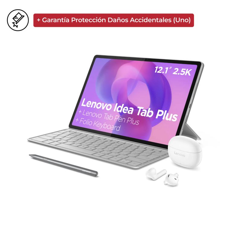 Tablet Lenovo Idea Tab Plus MediaTek 8GB 256GB Incluye Teclado + Lápiz + Garantía ADP One