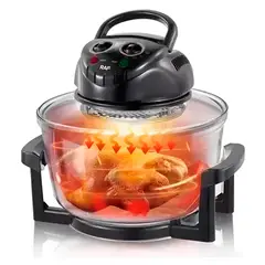 GENERICO - Freidora De Aire Horno Air Fryer Transparente de 12L