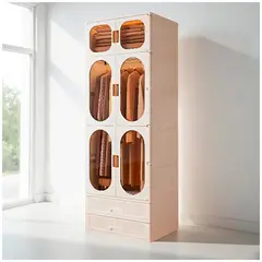 GENERICO - Ropero Estilo Nórdico De 5 Pisos de 198 Cm