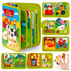 GENERICO - Libro de Actividades Montessori de Tela La Granja