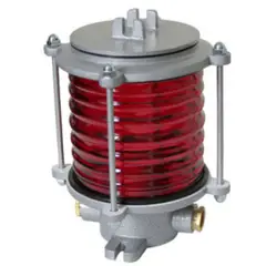 A IBAR - FANAL RECTO ROJO 150W ALUMINIO DE POLICARBONATO 360° HERMÉTICO IP56 NO INCLUYE LÁMPARA