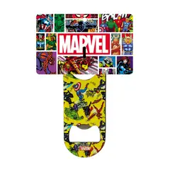GENERICO - Destapador de Acero Inoxidable con Diseño Retro Marvel - Heroes
