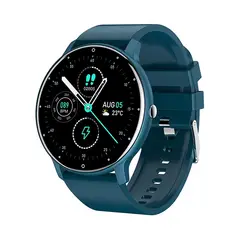 AMBOS - Reloj Inteligente Smartwatch ZL02 Redondo Recibe Llamadas Bluetooth Pulsera Fitness Hombre Mujer