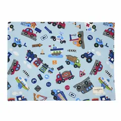 CASIOPIA - Mantel Individual para lonchera antimanchas Carritos